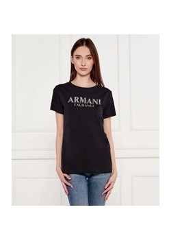 Armani Exchange T-shirt | Regular Fit ze sklepu Gomez Fashion Store w kategorii Bluzki damskie - zdjęcie 184348239