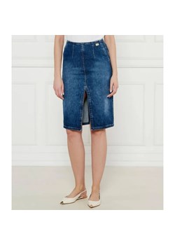 Elisabetta Franchi Jeansowa spódnica ze sklepu Gomez Fashion Store w kategorii Spódnice - zdjęcie 184348306