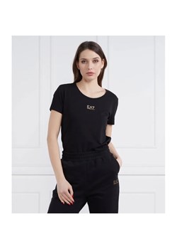 EA7 T-shirt | Regular Fit ze sklepu Gomez Fashion Store w kategorii Bluzki damskie - zdjęcie 184348327