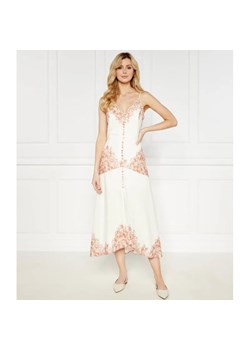 TWINSET Lniana sukienka z paskiem ze sklepu Gomez Fashion Store w kategorii Sukienki - zdjęcie 184348366