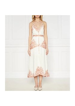 TWINSET Lniana sukienka z paskiem ze sklepu Gomez Fashion Store w kategorii Sukienki - zdjęcie 184348388