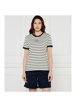 Tommy Hilfiger T-shirt | Regular Fit ze sklepu Gomez Fashion Store w kategorii Bluzki damskie - zdjęcie 184348648