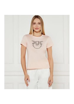 Pinko T-shirt QUENTIN | Regular Fit ze sklepu Gomez Fashion Store w kategorii Bluzki damskie - zdjęcie 184348799