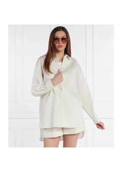 TWINSET Koszula CAMICIONE | Relaxed fit | z dodatkiem lnu ze sklepu Gomez Fashion Store w kategorii Koszule damskie - zdjęcie 184348816