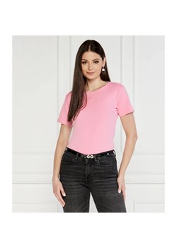 HUGO T-shirt Deloris | Regular Fit ze sklepu Gomez Fashion Store w kategorii Bluzki damskie - zdjęcie 184348856