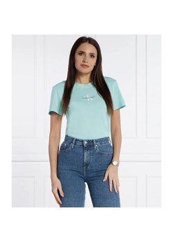 Calvin Klein Jeans T-shirt | Slim Fit ze sklepu Gomez Fashion Store w kategorii Bluzki damskie - zdjęcie 184348857