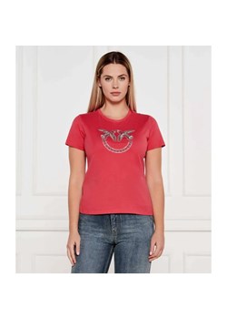 Pinko T-shirt QUENTIN | Regular Fit ze sklepu Gomez Fashion Store w kategorii Bluzki damskie - zdjęcie 184348975