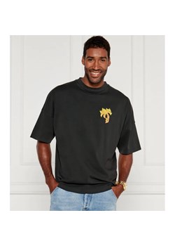 Palm Angels T-shirt BURNING PALM | Oversize fit ze sklepu Gomez Fashion Store w kategorii T-shirty męskie - zdjęcie 184349037