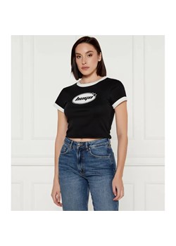 Hugo Blue T-shirt Dalia_B | Cropped Fit ze sklepu Gomez Fashion Store w kategorii Bluzki damskie - zdjęcie 184349088