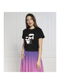 Karl Lagerfeld T-shirt ikonik 2.0 | Regular Fit ze sklepu Gomez Fashion Store w kategorii Bluzki damskie - zdjęcie 184349267
