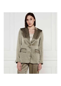 Marc Cain Satynowa marynarka | Slim Fit ze sklepu Gomez Fashion Store w kategorii Marynarki damskie - zdjęcie 184349278