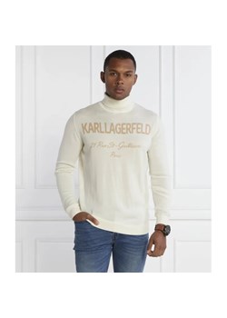 Karl Lagerfeld Wełniany golf knit | Regular Fit ze sklepu Gomez Fashion Store w kategorii Swetry męskie - zdjęcie 184349355