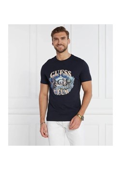 GUESS T-shirt SS CN MULTI LOGO | Slim Fit ze sklepu Gomez Fashion Store w kategorii T-shirty męskie - zdjęcie 184349989