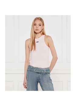 Hugo Blue Top Easy Tank_B | Slim Fit ze sklepu Gomez Fashion Store w kategorii Bluzki damskie - zdjęcie 184350126