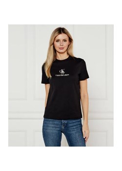 Calvin Klein Jeans T-shirt | Regular Fit ze sklepu Gomez Fashion Store w kategorii Bluzki damskie - zdjęcie 184350305
