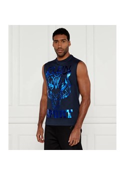 Plein Sport Tank top | Regular Fit ze sklepu Gomez Fashion Store w kategorii T-shirty męskie - zdjęcie 184350368