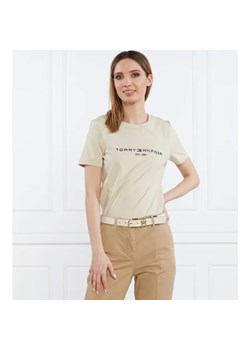 Tommy Hilfiger T-shirt | Regular Fit ze sklepu Gomez Fashion Store w kategorii Bluzki damskie - zdjęcie 184350509