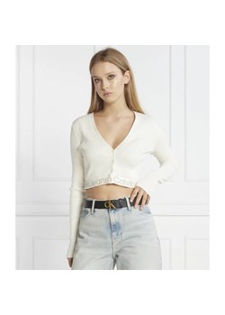 Calvin Klein Jeans Kardigan | Cropped Fit ze sklepu Gomez Fashion Store w kategorii Swetry damskie - zdjęcie 184350578