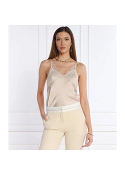 Patrizia Pepe Satynowy top | Regular Fit ze sklepu Gomez Fashion Store w kategorii Bluzki damskie - zdjęcie 184350745