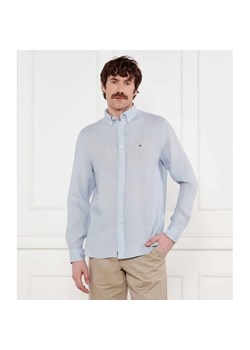 Tommy Hilfiger Lniana koszula PIGMENT DYED | Regular Fit ze sklepu Gomez Fashion Store w kategorii Koszule męskie - zdjęcie 184350838