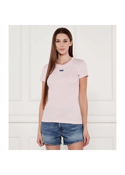 Hugo Blue T-shirt Easy | Slim Fit ze sklepu Gomez Fashion Store w kategorii Bluzki damskie - zdjęcie 184350878
