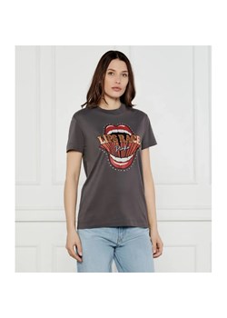 Pinko T-shirt TRAPANI Lips Race | Regular Fit ze sklepu Gomez Fashion Store w kategorii Bluzki damskie - zdjęcie 184350965
