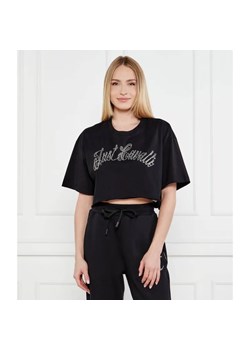 Just Cavalli T-shirt | Cropped Fit ze sklepu Gomez Fashion Store w kategorii Bluzki damskie - zdjęcie 184351027