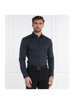 HUGO Koszula Kenno | Slim Fit | z dodatkiem lnu ze sklepu Gomez Fashion Store w kategorii Koszule męskie - zdjęcie 184351079
