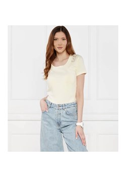 EA7 T-shirt | Regular Fit ze sklepu Gomez Fashion Store w kategorii Bluzki damskie - zdjęcie 184351299