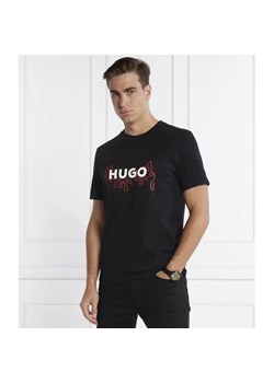 HUGO T-shirt Dulive_U241 | Regular Fit ze sklepu Gomez Fashion Store w kategorii T-shirty męskie - zdjęcie 184351469