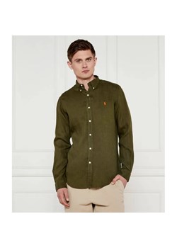 POLO RALPH LAUREN Lniana koszula | Slim Fit ze sklepu Gomez Fashion Store w kategorii Koszule męskie - zdjęcie 184351676