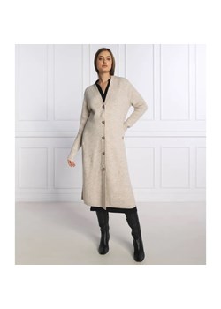 Marc O' Polo Wełniany kardigan | Relaxed fit - id: 1429958 - marki Marc O'Polo - 184351858 Marc O' Polo Wełniany kardigan | Relaxed fit ze sklepu Gomez Fashion Store w kategorii Swetry damskie - zdjęcie 184351858