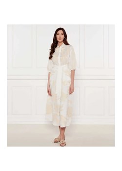 Marella Lniana sukienka z paskiem NOTA ze sklepu Gomez Fashion Store w kategorii Sukienki - zdjęcie 184351878