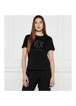 Armani Exchange T-shirt | Regular Fit ze sklepu Gomez Fashion Store w kategorii Bluzki damskie - zdjęcie 184352068