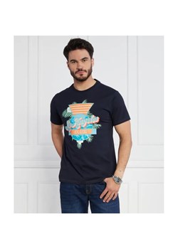 GUESS T-shirt SS CN CALIFORNIA FLO | Regular Fit ze sklepu Gomez Fashion Store w kategorii T-shirty męskie - zdjęcie 184352088