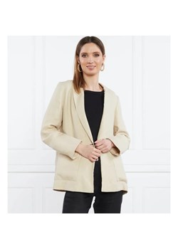 Tommy Hilfiger Lniana marynarka CASUAL LINEN SB BLAZER | Regular Fit ze sklepu Gomez Fashion Store w kategorii Marynarki damskie - zdjęcie 184352156