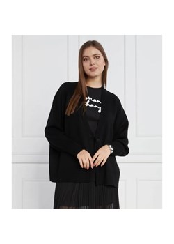 Armani Exchange Kardigan | Regular Fit | z dodatkiem wełny ze sklepu Gomez Fashion Store w kategorii Swetry damskie - zdjęcie 184352375