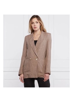 Marella Lniana marynarka METEORA | Regular Fit ze sklepu Gomez Fashion Store w kategorii Marynarki damskie - zdjęcie 184352527