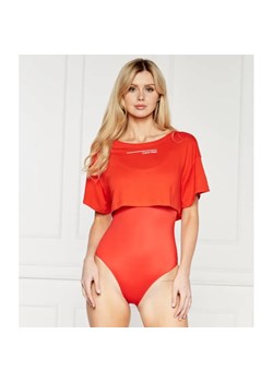 Calvin Klein Swimwear Top BOX FIT | Cropped Fit ze sklepu Gomez Fashion Store w kategorii Bluzki damskie - zdjęcie 184352636