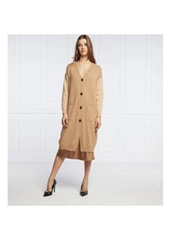 Pinko Wełniany kardigan KOREM | Relaxed fit ze sklepu Gomez Fashion Store w kategorii Swetry damskie - zdjęcie 184352709