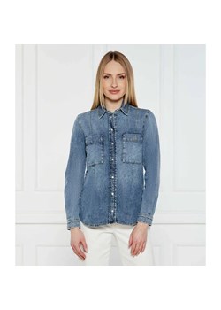Patrizia Pepe Jeansowa koszula | Regular Fit ze sklepu Gomez Fashion Store w kategorii Koszule damskie - zdjęcie 184352798