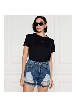 Zadig&Voltaire T-shirt MARTA WINGS STRASS | Regular Fit | z dodatkiem lnu ze sklepu Gomez Fashion Store w kategorii Bluzki damskie - zdjęcie 184352816