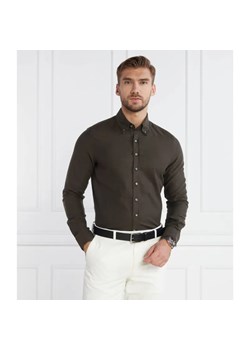 Oscar Jacobson Koszula Short BD Brushed Flannel | Slim Fit ze sklepu Gomez Fashion Store w kategorii Koszule męskie - zdjęcie 184352917