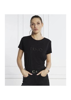 Liu Jo Sport T-shirt | Regular Fit ze sklepu Gomez Fashion Store w kategorii Bluzki damskie - zdjęcie 184352946