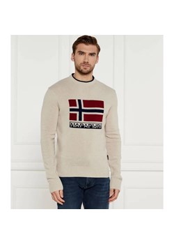 Napapijri Wełniany sweter D-Silvretta | Regular Fit ze sklepu Gomez Fashion Store w kategorii Swetry męskie - zdjęcie 184353216