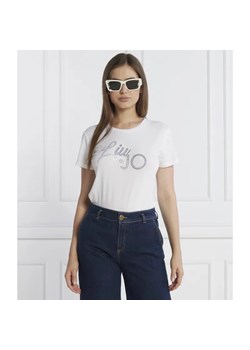 Liu Jo Rose T-shirt | Regular Fit ze sklepu Gomez Fashion Store w kategorii Bluzki damskie - zdjęcie 184353499