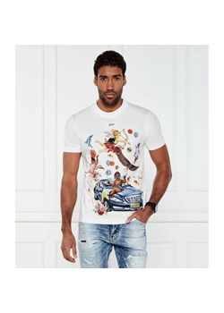 OFF-WHITE T-shirt FRESCO CAR | Slim Fit ze sklepu Gomez Fashion Store w kategorii T-shirty męskie - zdjęcie 184353555