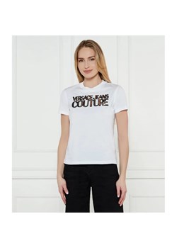 Versace Jeans Couture T-shirt | Regular Fit ze sklepu Gomez Fashion Store w kategorii Bluzki damskie - zdjęcie 184353677