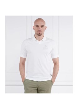 Napapijri Polo E-SANTIAGO SS BRIGHTWHITE 002 | Regular Fit ze sklepu Gomez Fashion Store w kategorii T-shirty męskie - zdjęcie 184353716