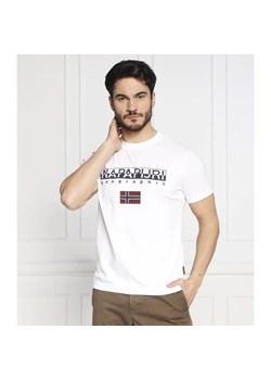 Napapijri T-shirt s-ayas | Regular Fit ze sklepu Gomez Fashion Store w kategorii T-shirty męskie - zdjęcie 184353756
